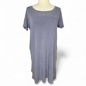 Splendid Purple Tee Shirt Dress Size Medium